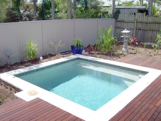 Don't call them tiny pools, these are 'plunge pools' Perhaps 'tiny' suggests a matching price and builders don't like that. 